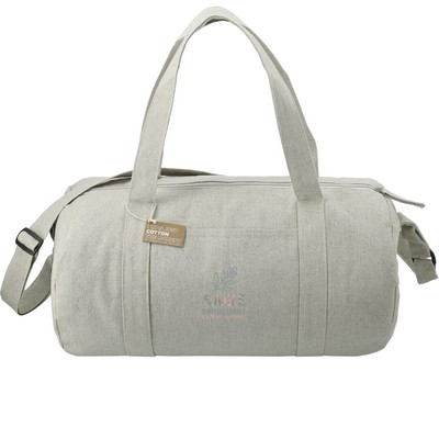 Repose 10oz Recycled Cotton Barrel Duffle Bag
