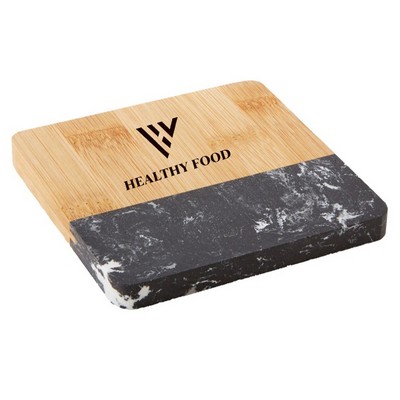 Bamboo And Marble Coaster