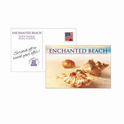 Scratch Off Postcard Full Color (4" x 6")