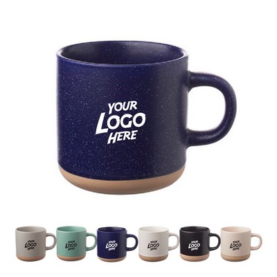 Speckled Clay Coffee Mugs - 11 oz
